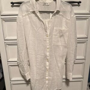 Hollister Classic White Shirt L/XL
